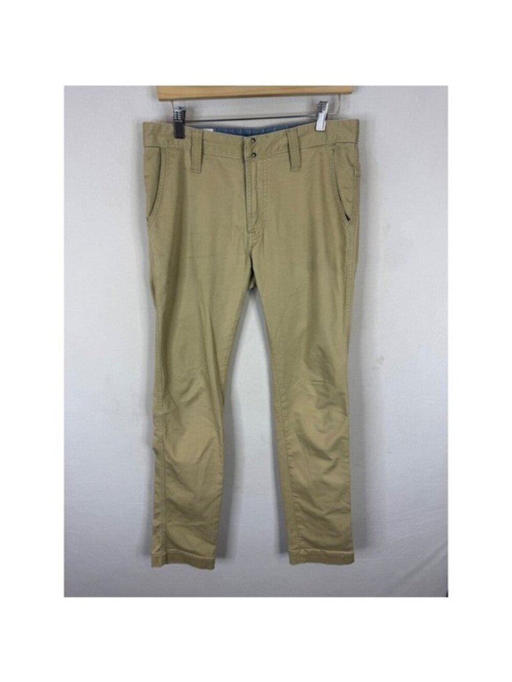 Big John Next-Gen Western Jeans Made in Japan Khaki Chino Slim Pants 32X32